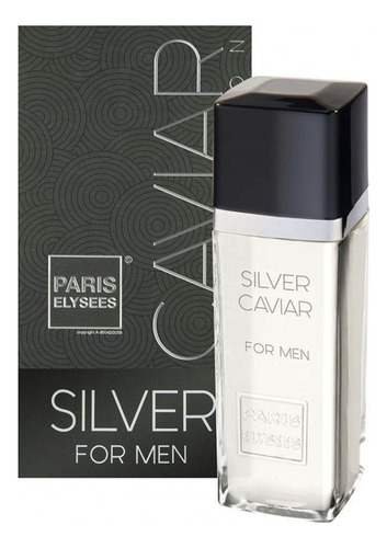 Perfume Silver For Men Caviar Collection 100ml Paris Elysees Volume da unidade 100 mL