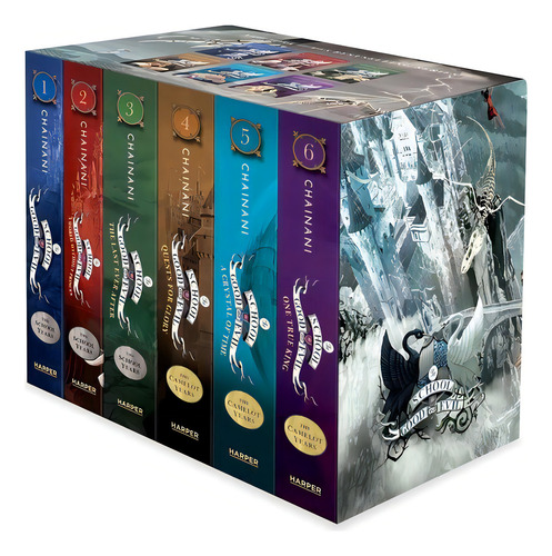 The School For Good And Evil: The Complete Series, De Chainani, Soman., Vol. 1,2,3,4,5 Y 6. Editorial Harpercollins, Tapa Blanda En Inglés, 2022