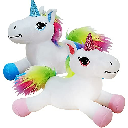 Mini Unicornios De Peluche, Conjunto De 2, Juguetes De ...