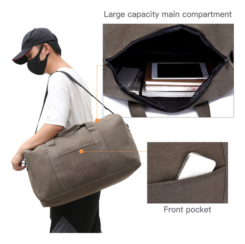 Bolsa De Viaje Con Capacidad De Viaje Para Mujer, Grande, Pa