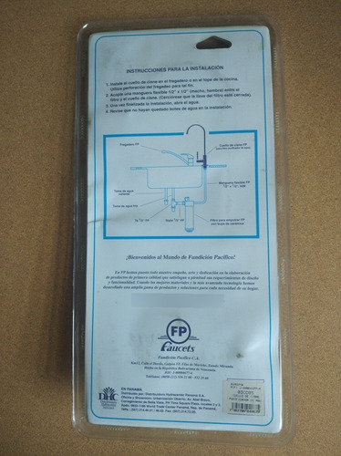 Imagen 2 de 2 de Grifería Fundición Pacífico Para Filtro De Agua (en Caracas)