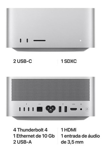 Apple Mac Studio (m1 Ultra Da Apple, 64gb Ram, 1 Tb Ssd)