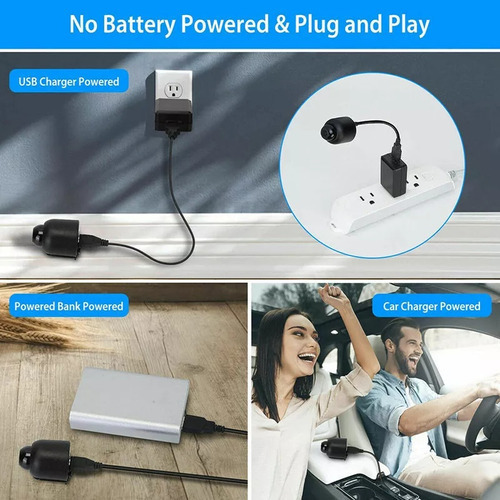 Mini Cámara De Vigilancia Night Vision Hd 1080p Wifi E
