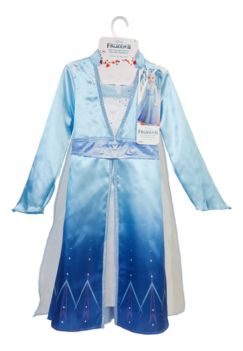 Disfraz Talla 4 A 6x Para Niña De Elza Frozen Halloween