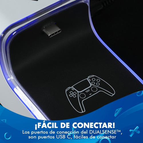 Cargador Para Controles Ps5 Dualshock 5 Base Soporte Dual