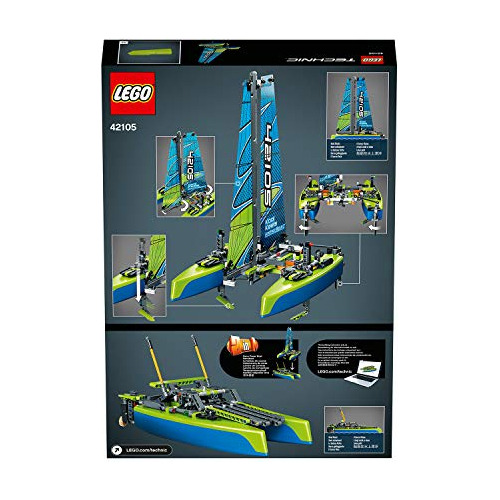 Kit De Construcción De Velero Modelo Catamaran 42105 De Lego