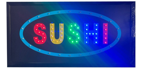 Anuncio Luminoso Sushi Letrero Led Negocio