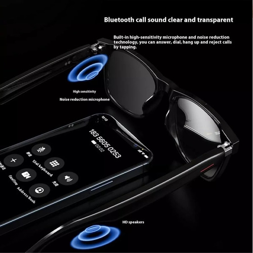Gafas Inteligentes Bluetooth Para Escuchar Llamadas Y Música