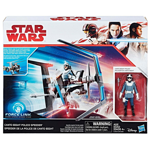 Star Wars Bright Police Speeder Force Link Hasbro C1248