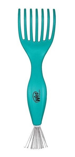 Cepillo para cabello desenredante Wet Brush Brush Cleaner celeste 2.362" de diámetro
