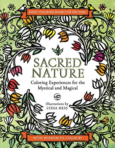 Libro Sacred Nature Coloring Experiences For The Mystica De