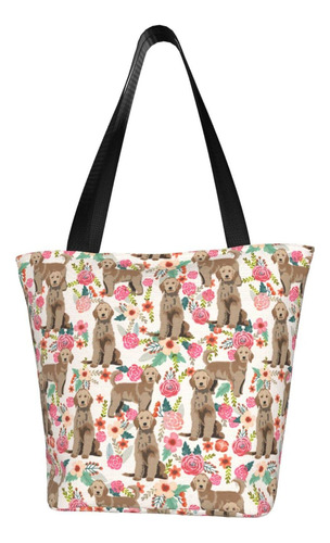 Bonito Regalo Para Perro Flor Animal Bolsa Compra Mujer 3d