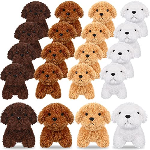 20 Piezas De Mini Perros De Peluche Pequeño Perro De P...