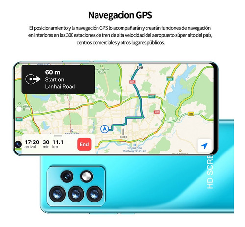 Imagen 10 de 10 de Teléfonos Ultraligeros A52s De 6.82 Pulgadas, 16 Gb, Wcdma,