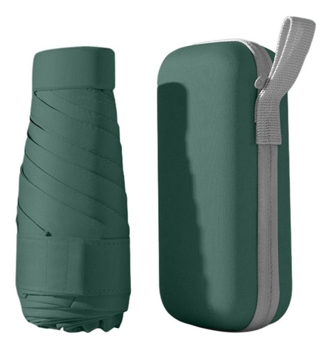 3 Mini Umbrella For Purse Travel Umbrella Portable Green