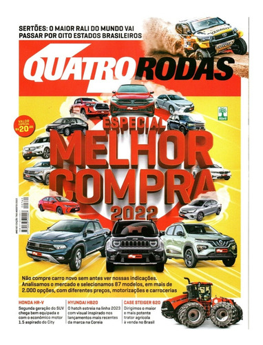 Revista Quatro Rodas De Agosto De 2022 Edição 760