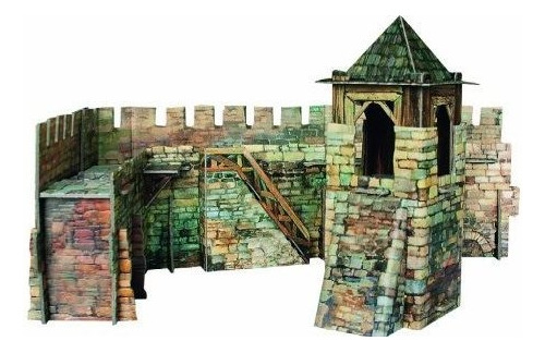 Rompecabezas 3d Clever Papel Town Pared Con Cifras Rmd2