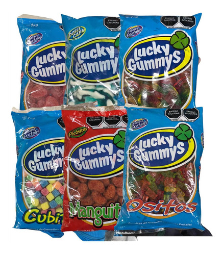 Lucky Gummy Gomitas Pack 3 Kg Tu Elige 