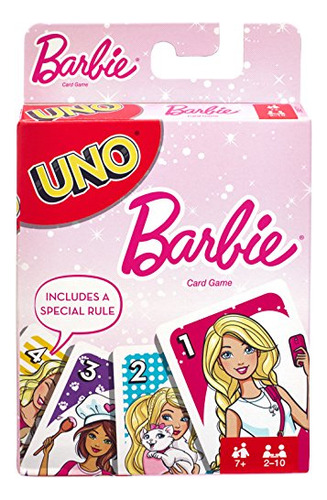 Jogo De Cartas Uno Barbie Combinando Personagens Da Barbie 2