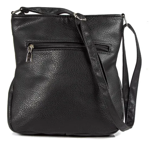 Morral Cuero Bandolera Correa Ajustable Antirrobo Trendy