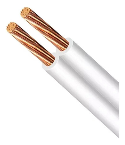 Cable Pot Duplex Cobre Cal.12 100m Adir 10248 Cubierta Blanco