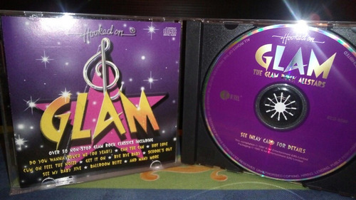 Hooked On Glam Cd Glitter Bowie Slade Elton T Rex Atrapado