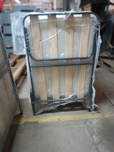 Cama Catre Plegable Reforzado Caño Oval Envío Rosario
