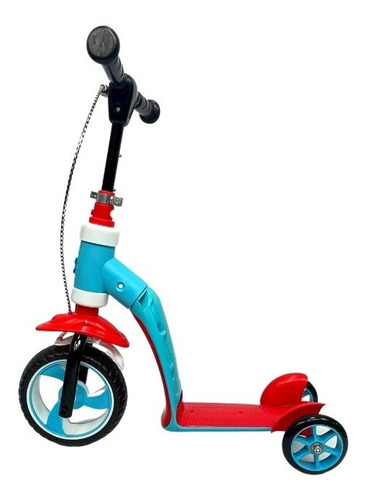 Scooter Infantil Con Freno 2en1 Bicicleta Equilibrio Bicolor