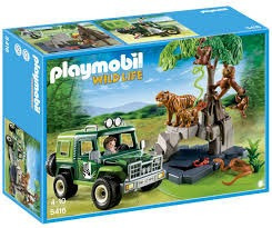 Juguete Playmobil 5416 Animales De Jungla C/todoterreno