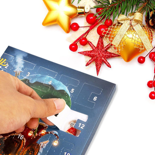 Cuenta Atrás Del Calendario De Adviento De Navidad