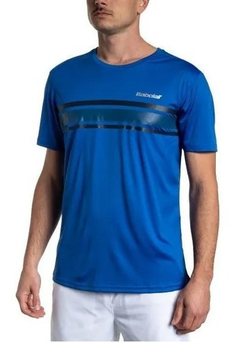 Remera Tenis Padel Babolat Hombre Deportiva Tennis Paddle Elastizada Entrenamiento