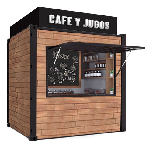 Container Café Food Truck Container Modular Bar Container