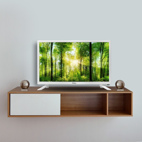 Imagem 3 de 5 de Tv Led 24'' Ptv24n91dfrh Hd Hdmi Usb Branco Philco