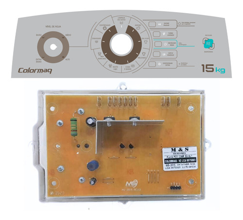 Placa Potência Compatível Colormaq Lca15 V2 + Adesivo 15kg
