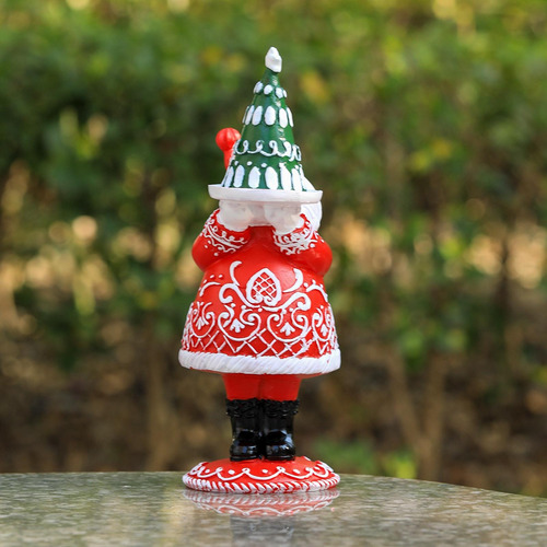 Figura De Resina De Papá Noel, Figuras Hombre Rojo