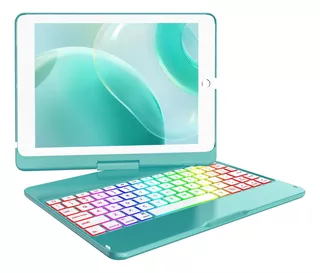 Funda Con Teclado Mmk / Para iPad 9.7 / Lake Blue