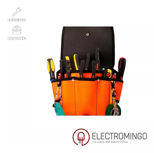 Cartuchera grande porta herramientas electricista - Electromingo