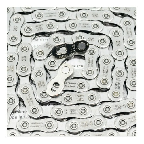 Imagen 3 de 3 de Cadena Bicicleta Shimano Deore M6100 12 Veloci 126 Eslabones