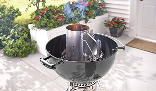 Arrancador De Chimenea Weber 7429 Rapidfire, Plateado
