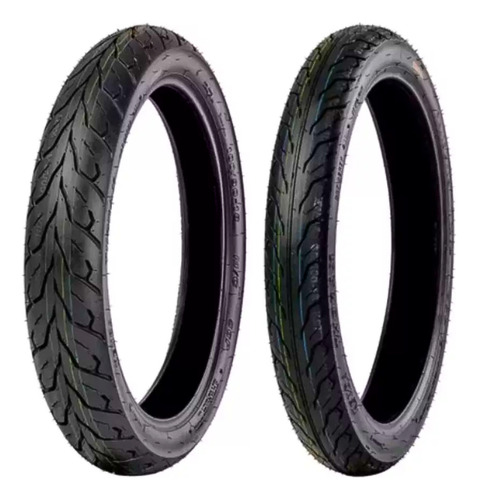 Casal Pneu 80/100-18 +100/90-18 Thorax K677 Kenda Cg 125/150