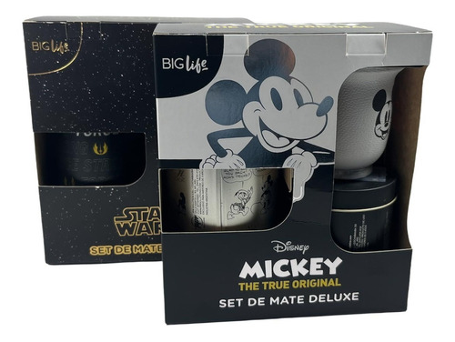 Set De Mate Azucarera Yerbera Mickey Mouse Star Wars C/ Caja