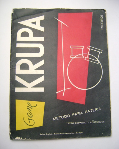Libro Método Para Batería De Gene Krupa, Batería Jazz - 1966