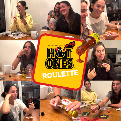 Ruleta Party Game Wilder Hot Ones Con Salsa Picante Y Cartas