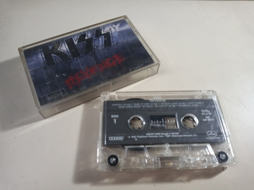 Kiss - Revenge - Cassette , Made In Usa 