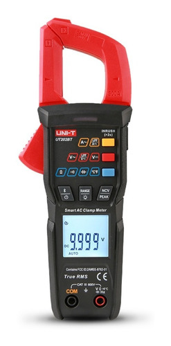 Pinza Amperimétrica Bluetooth 600a Multimetro Uni-t Ut202bt