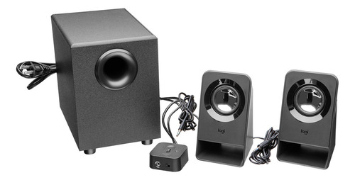Compatible con Logitech Multimedia 2.1 Altavoces Color Negro