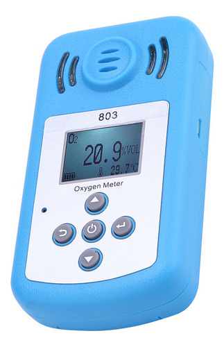 Medidor De Oxígeno Portátil O2 Con Alarma.pantalla Lcd