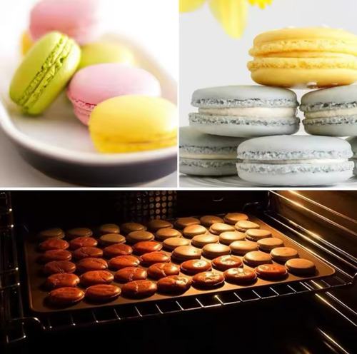 Tapete Silicona Molde 30 Macarrons Mat Para Horno Macarons