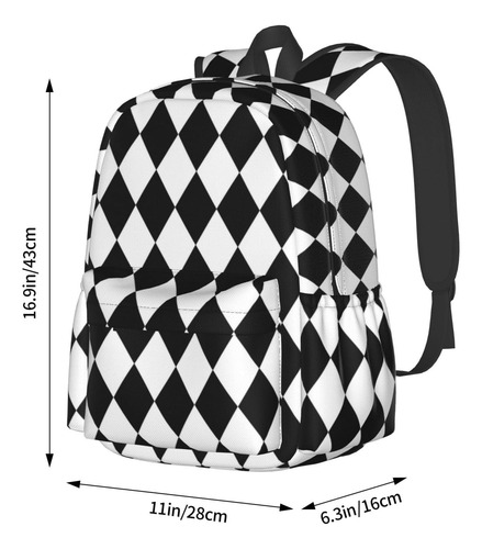 Mochila Escolar Multiusos Con Flores De Diamantes En Blanco