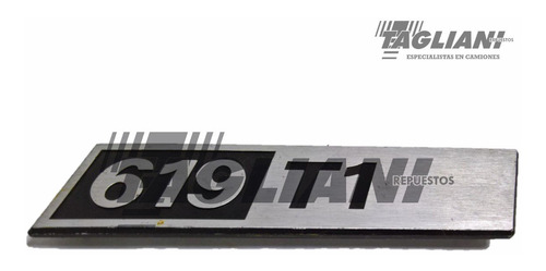 Sigla Insignia Lateral Camion Fiat 619t1 Ive Metalica